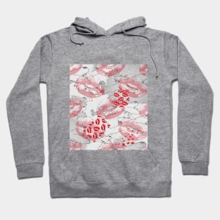 Carpet-Bombing the World With Kisses Hoodie